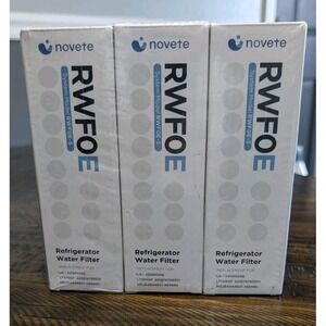 Novete RWFOE-S Refrigerator Water Filter Replacement With Air Filter LG-Kenmore
